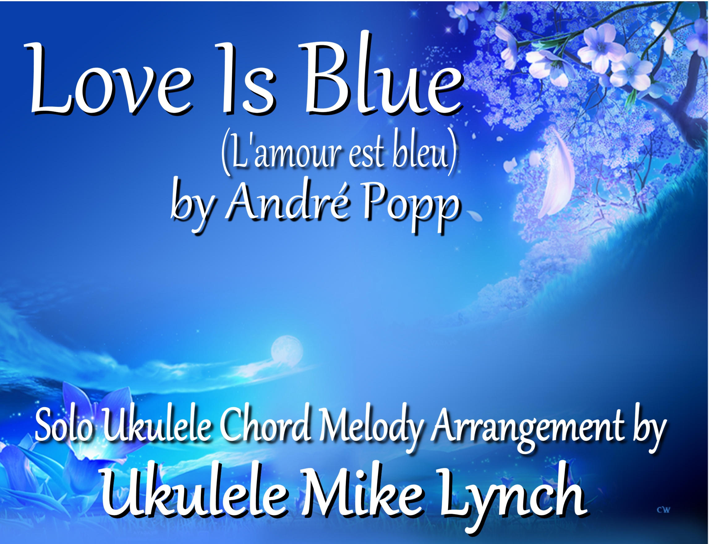 love is blue lyrics french